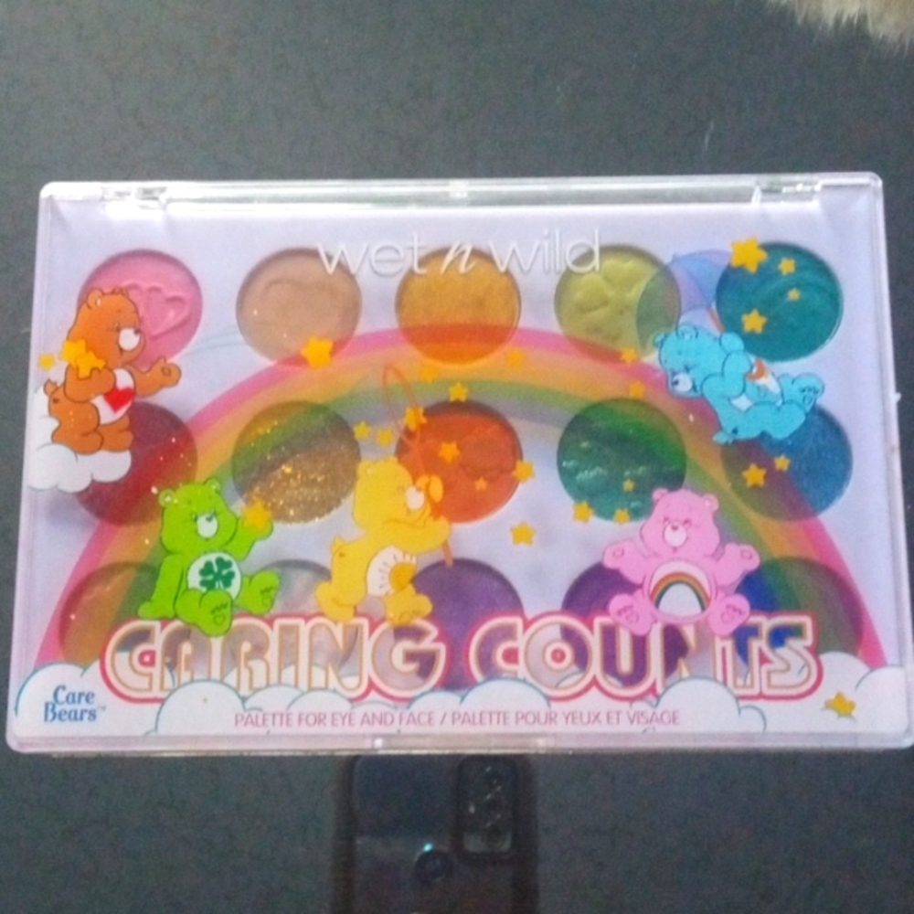 Care Bears x wet & wild eyeshadow palette